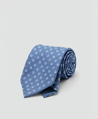 Mango Men's Printed Silk Tie