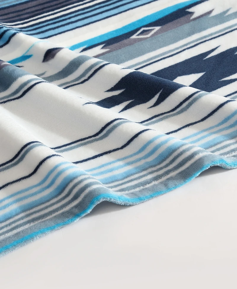 Wrangler Printed Ultra Soft Plush Fleece Throw, 50" x 70"