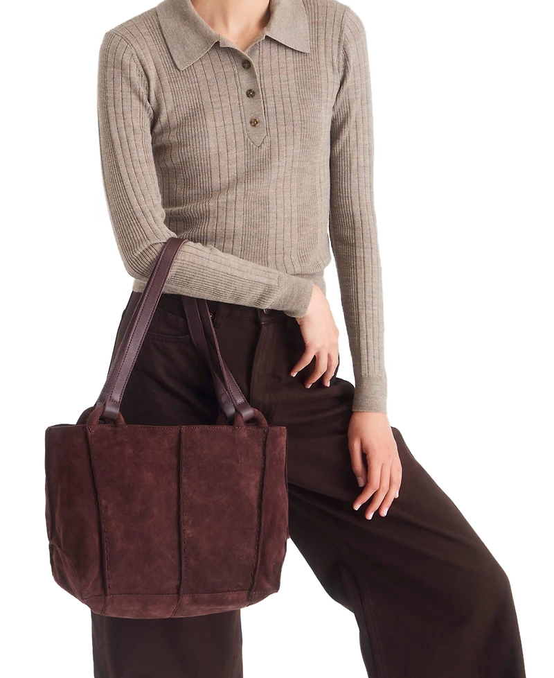 The Sak Los Feliz Leather Zipper Satchel Bag