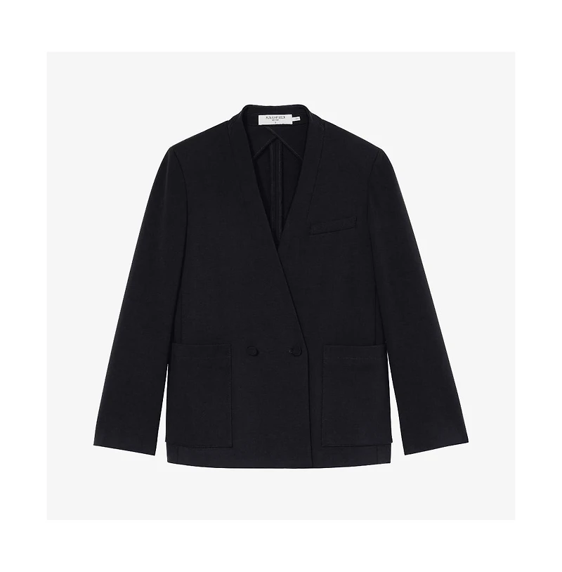 M.m.LaFleur Petite Butter Ponte Janette Blazer