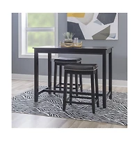 Linon Claridge 3Pc Counter Set