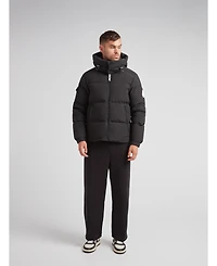 JACK1T Men's Ez Water Hooded Puffer Racer Jacket