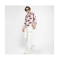 Campus Sutra Men's Brush Strokes Shirt