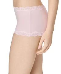 Maidenform Women's Everyday Pretty Lace Mid Rise Boyshort Panty