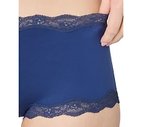 Maidenform Women's Everyday Pretty Lace Mid Rise Boyshort Panty