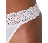 Maidenform Women's Everyday Pretty Lace Thong Panty