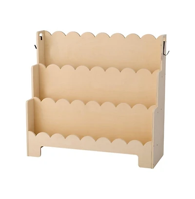 Slickblue 3-Tier Montessori Toddler Bookcase with Front-Facing Shelves