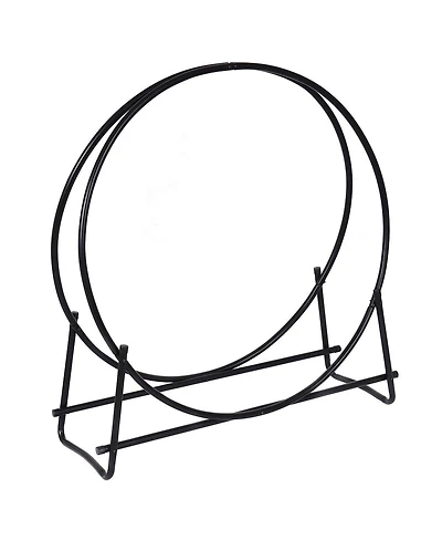 Sugift 40-inch Tubular Steel Firewood Storage Rack