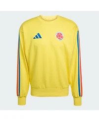 Adidas Men's Yellow Colombia National Team Fifa x World Cup Alphaskin Crewneck Sweatshirt