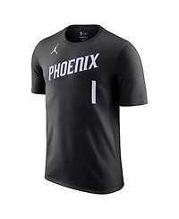 Jordan Men's and Women's Devin Booker Black Phoenix Suns Name Number T-Shirt - Statement Edition
