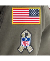 Nike Women's Olive Houston Texans 2025 Salute to Service Sideline Standard Issue Dri-fit Hoodie