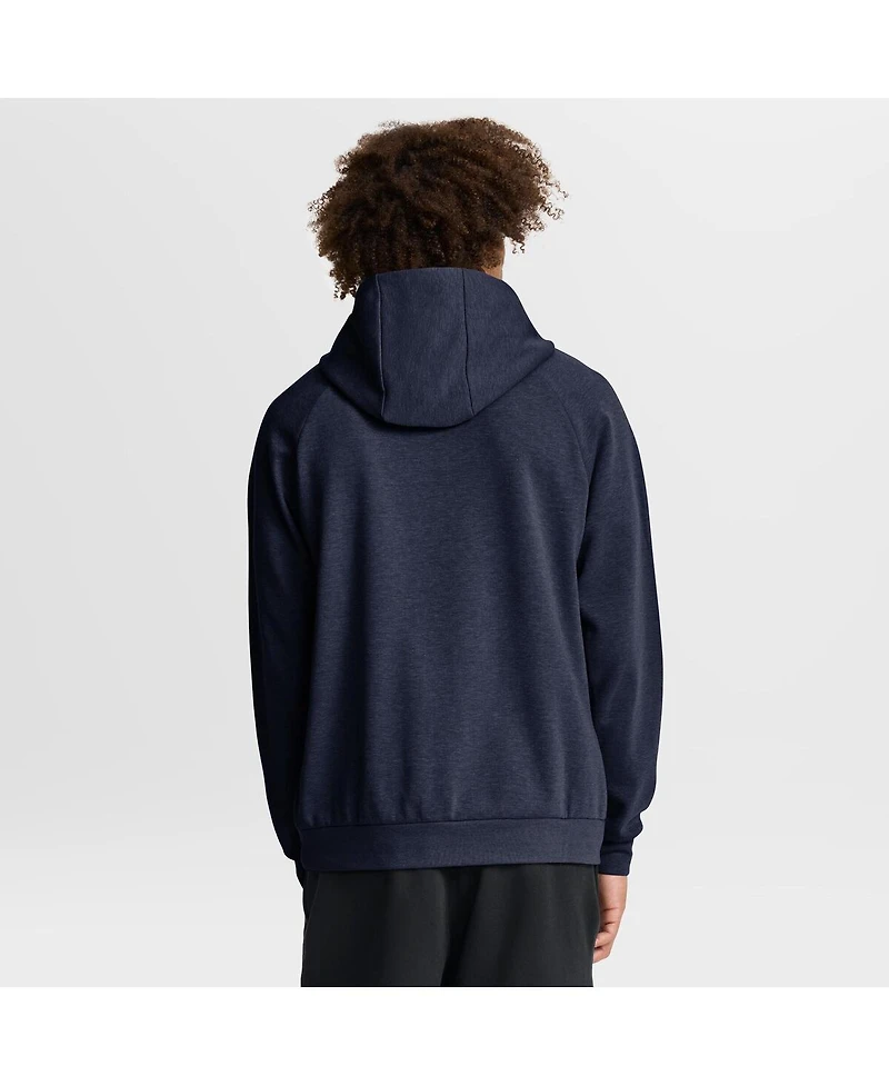 Jordan Men's Navy North Carolina Tar Heels 2025 Courtside Basketball Practice Raglan Dri-fit Hoodie