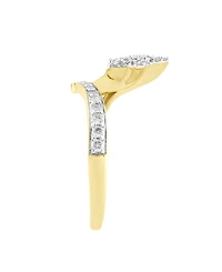 Macy's White Diamond Ring (1/4 ct. t.w.) in 10k Yellow Gold
