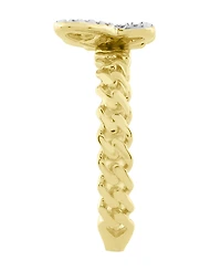 Macy's White Baguette Diamond Ring (1/4 ct. t.w.) in 10k Yellow Gold