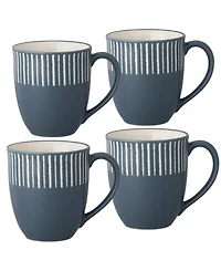 Noritake Colorwave Stripe Mugs, Set of 4