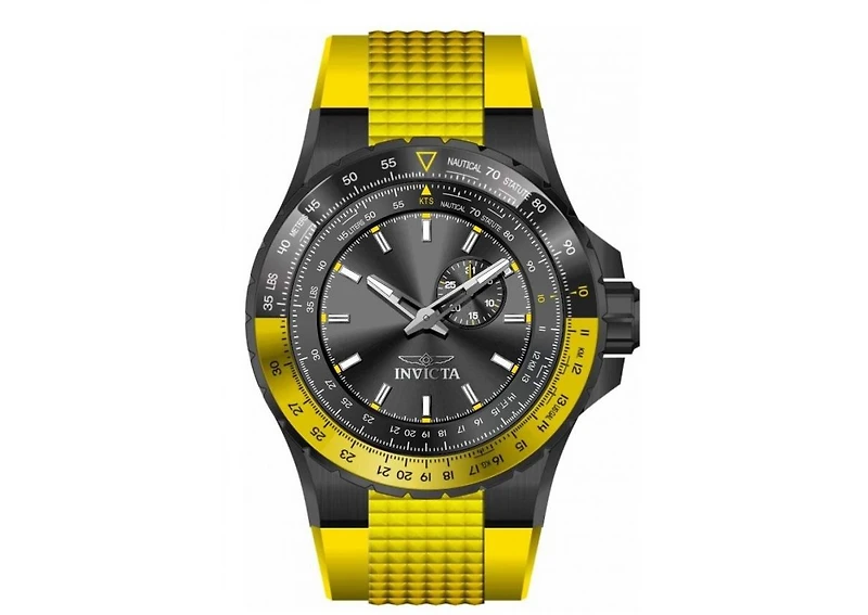 Invicta Men's 49723 Aviator Quartz VD72 Gunmetal Dial Watch