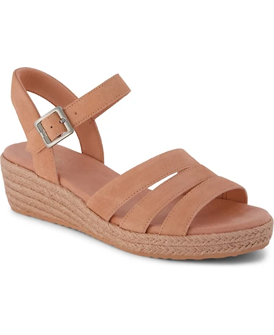 Toms Women's Julia Open Toe Wedge Sandals