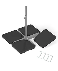 Slickblue Heavy-Duty Offset Umbrella Base with Fillable Spouts