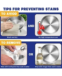 Wopet 2 Pack Stainless Steel Cat Food Bowls Deep Whisker Friendly Non Slip Silicone Base Easy Clean Indoor Feeding Dishes 59 Inch