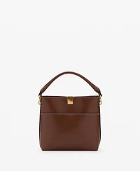 Mango Women's Metal Detail Bucket Bag