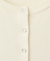 Mango Women's Ribbed Knitted Cardigan