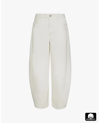 WeWoreWhat Women's Mid Rise Barrel Jeans