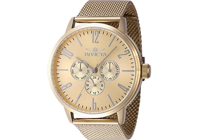 Invicta Men's 47615 Specialty Quartz VH63 Gold Dial Watch