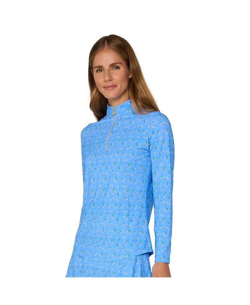G Lifestyle Long Sleeve Mock Neck Top