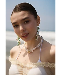 Classicharms Nina Multi-Strand Baroque Pearl Choker Necklace