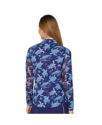 G Lifestyle Clothing Women's Sleeveless Piping Mock Neck Top