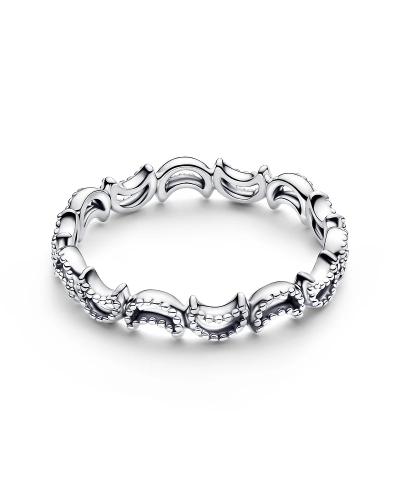 Pandora Crescent Moon Ring