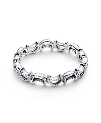 Pandora Crescent Moon Ring