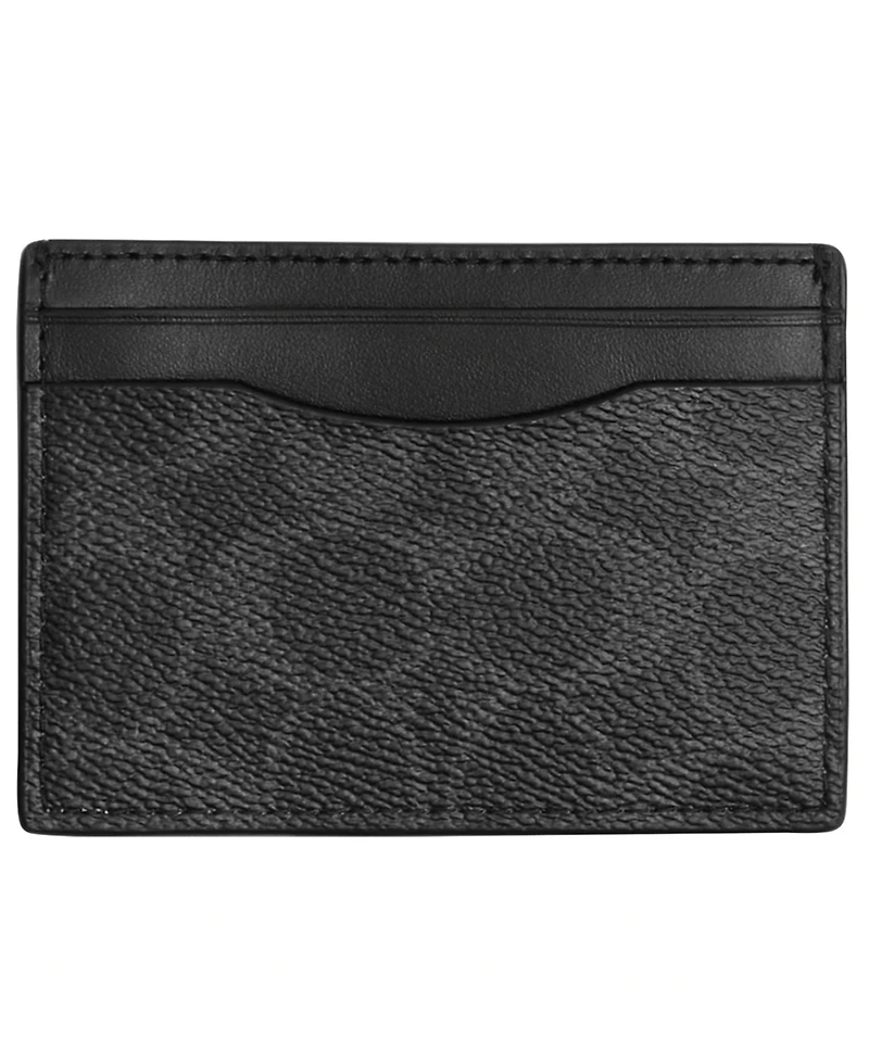 Coach Men's Money Clip Card Case Wallet