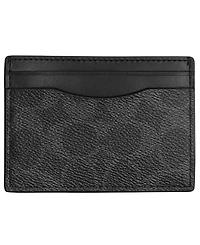 Coach Men's Money Clip Card Case Wallet