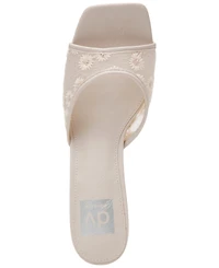 Dv Dolce Vita Women's Lennie Floral Lace Blade Heel Dress Sandals