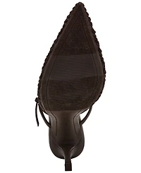 Dv Dolce Vita Women's Geanie Woven Two-Piece Pointed Toe Heeled Pumps