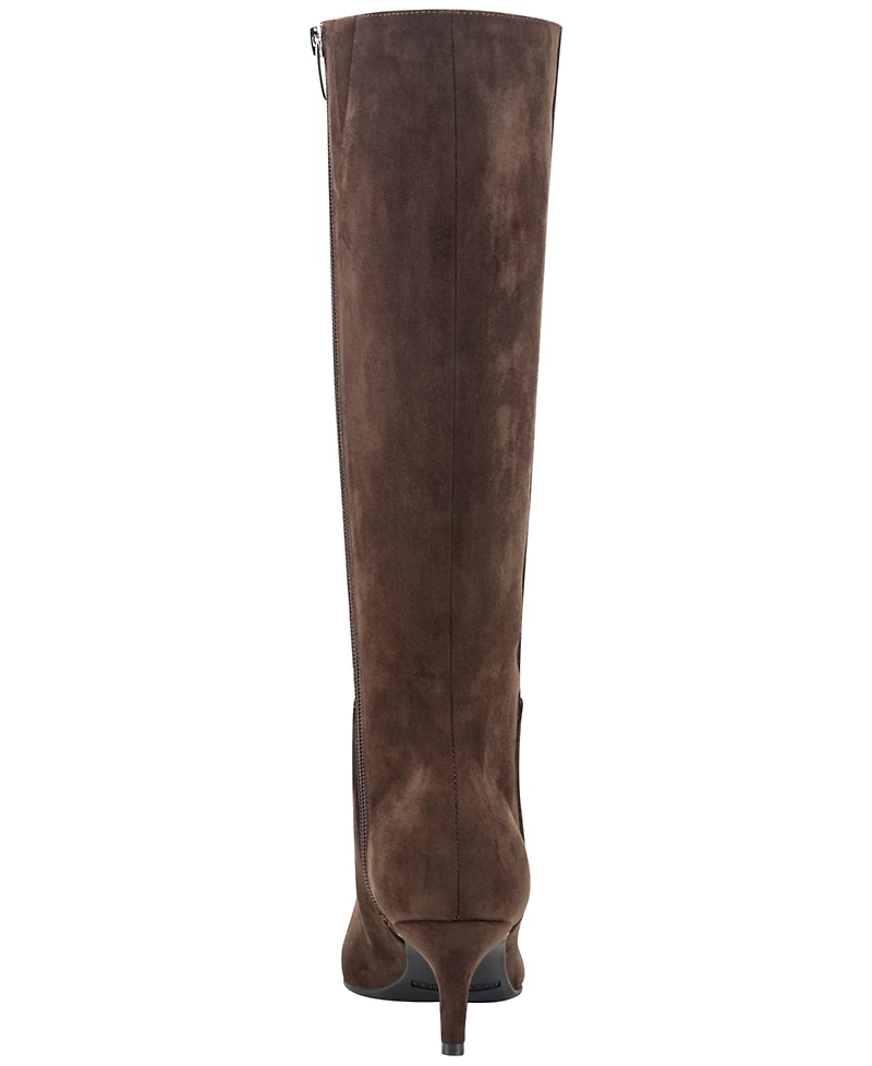 Marc Fisher Women's Glint Wide Calf Tall Pointy Toe Boots