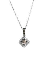 Le Vian Chocolate Diamond (0.22 ct. t.w.) and Vanilla Diamond (0.16 ct. t.w.) Pendant Necklace in 14k Vanilla Gold