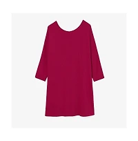 M.m.LaFleur Women's Ivana Plush Pima Toss-On Dress