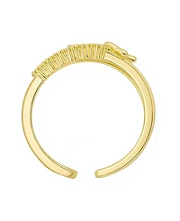 Unwritten Cubic Zirconia 14k Gold Flash Plated Butterfly Ring