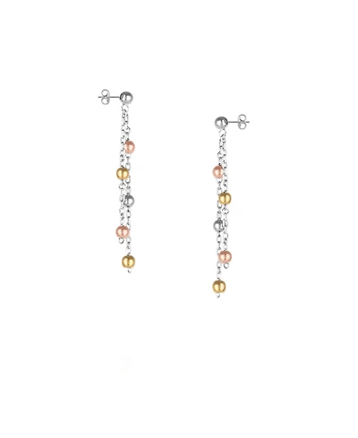 Spero London Women's Dorica Sterling Silver Multi Bead Drop Earring