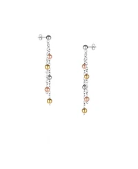 Spero London Women's Dorica Sterling Silver Multi Bead Drop Earring
