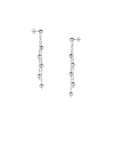 Spero London Women's Dorica Sterling Silver Multi Bead Drop Earring