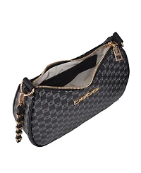 Bebe Women's Adela Monogram Small Crossbody Bag