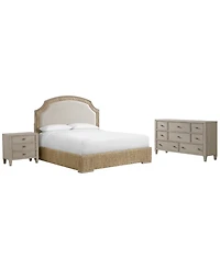 Sirena Queen 3-Pc. Set (Bed, Dresser, 3-Drawer Nightstand)
