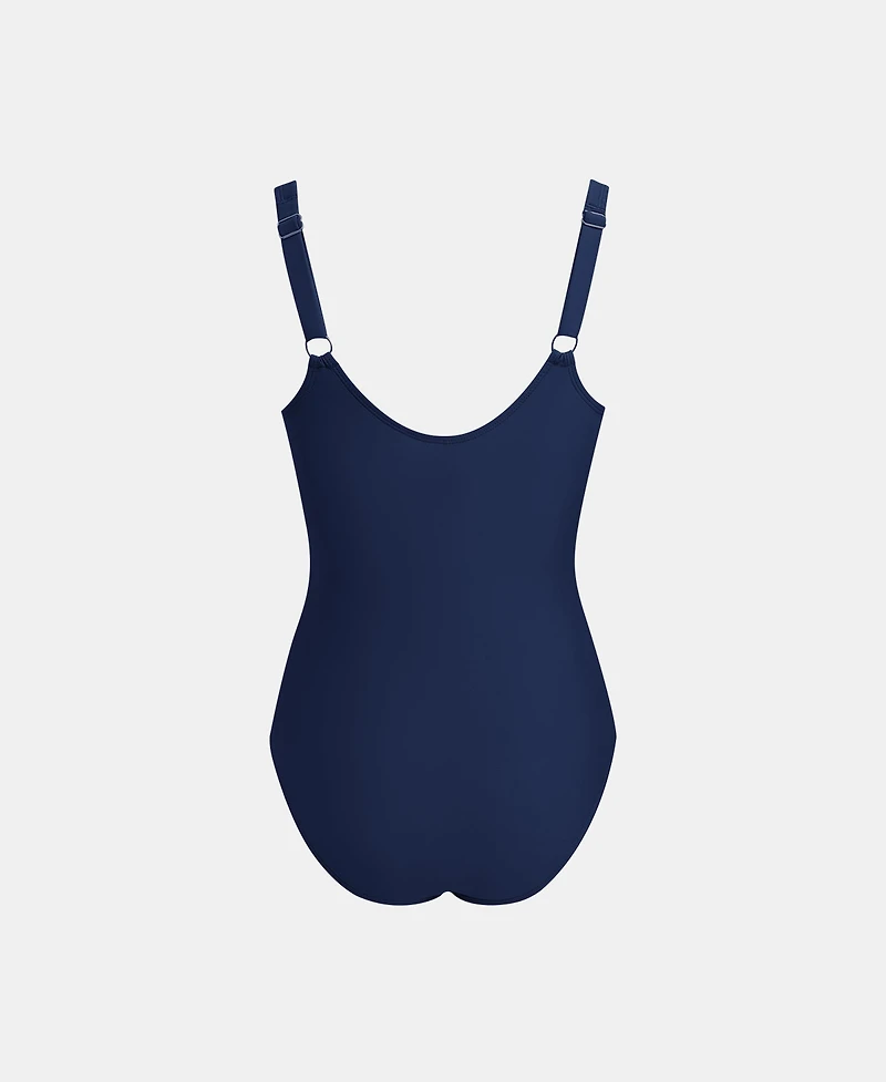 Cupshe Women's Alluring One-Piece Swimsuit with Ruched Detailing