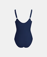 Cupshe Women's Alluring One-Piece Swimsuit with Ruched Detailing