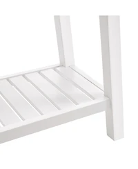 Alaterre Furniture 18" Wood Dorset Bench Stool