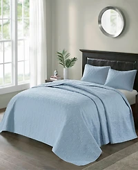 Madison Park Quebec Quilted 3-Pc. Bedspread Set, King