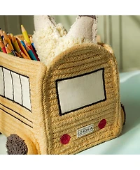 Lorena Canals Basket Mini School Bus